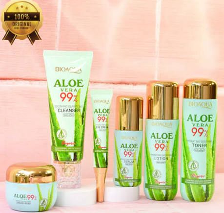 🌿✨ Kit Facial Aloe Vera 99% (x6) – BIOAQUA