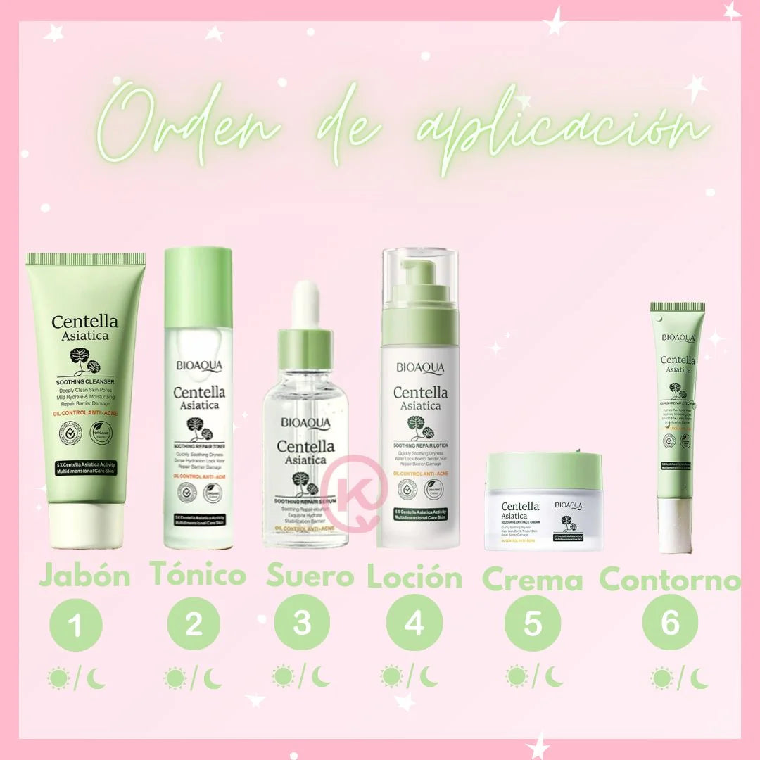 🌿✨ Kit Centella Asiática (x6) – BIOAQUA