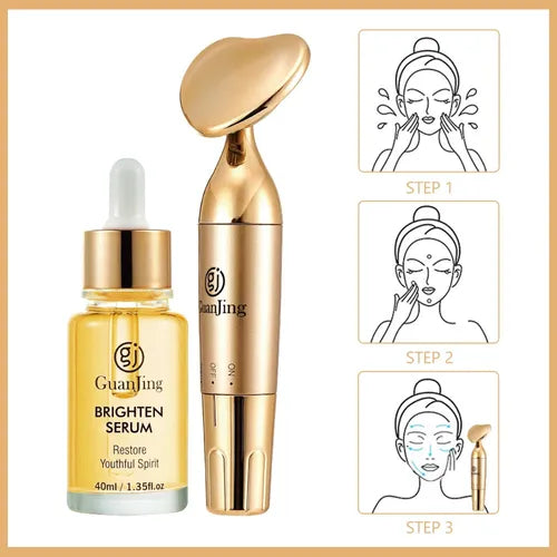 💛✨ Kit GuanJing Brighten Glow (x2) – Dispositivo + Sérum 40 ml